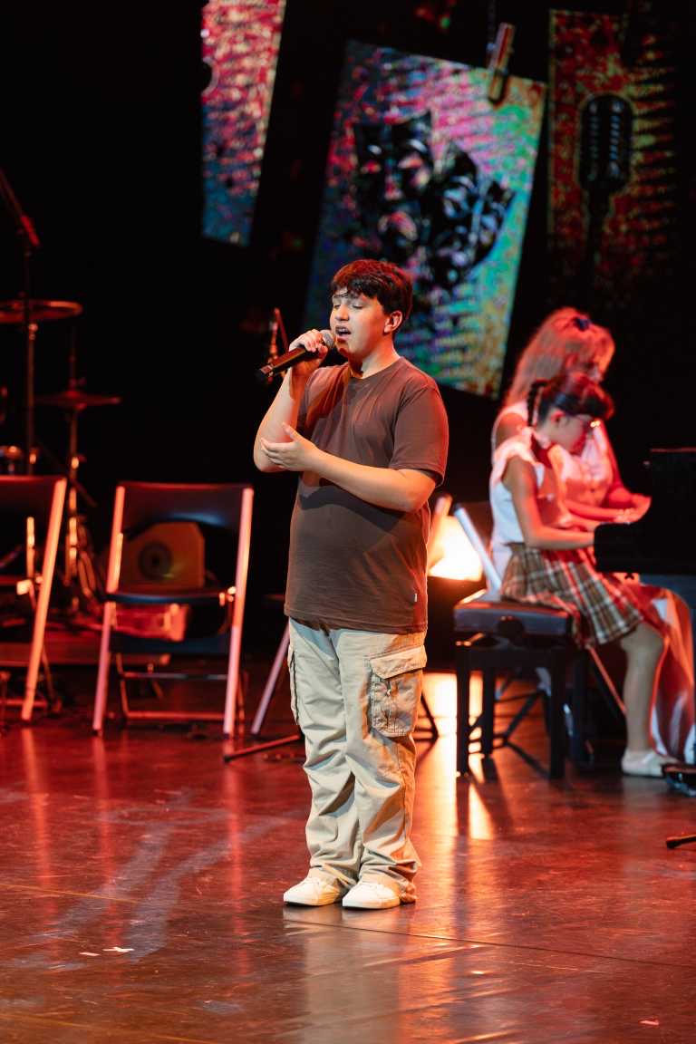 Canto — apresentação em palco